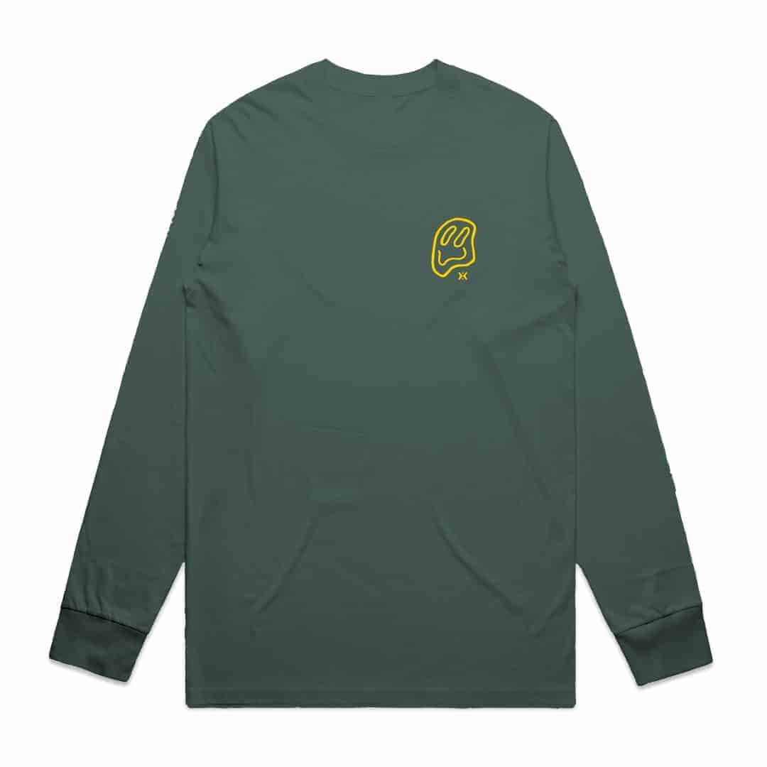 All Good Dark Green Crewneck Sweatshirt