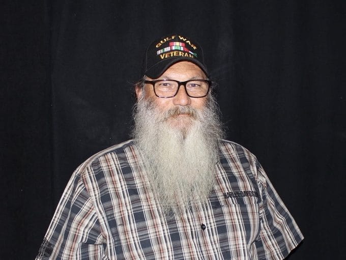 Veteran with beard at 2019 SoCal Harvest