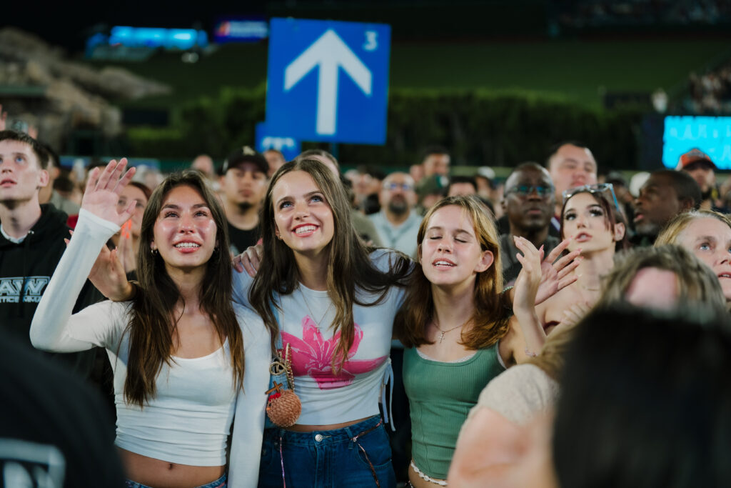 professions of faith at harvest crusade 2025