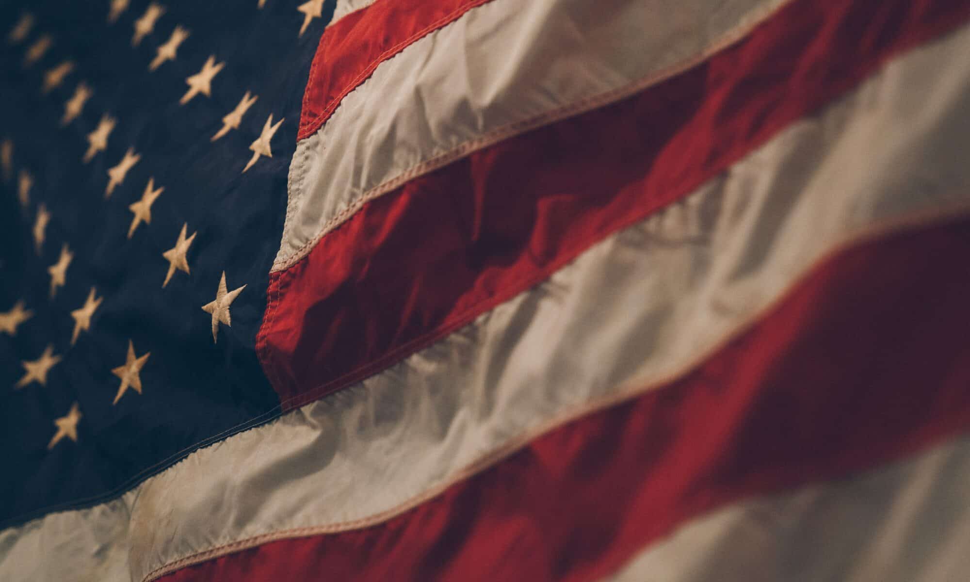 American flag, veterans day
